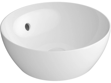 PURA Ø42 - Countertop round washbasin with overflow by GSI ceramica - view 2